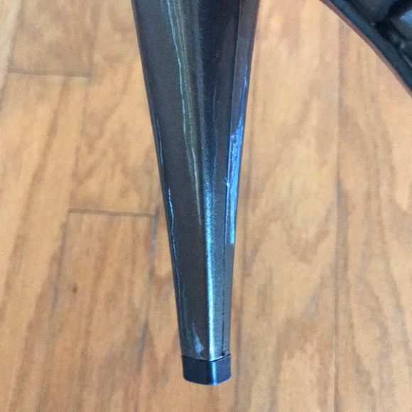 TOPSHOP Boutique Pewter Cage Heels *RARE* - Picture 7 of 8